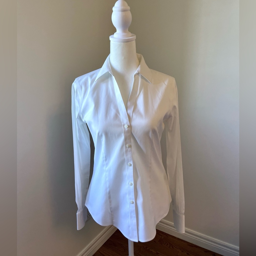 Brooks Brothers Classic White Petite Shirt